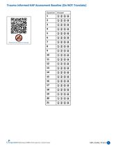 KAP Assessment Baseline Answer Sheet